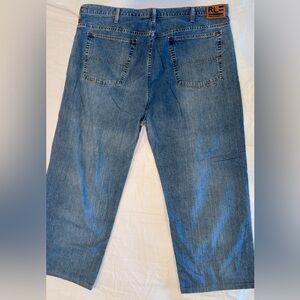 Polo Ralph Lauren 42x30 Classic Blue Denim Jeans
